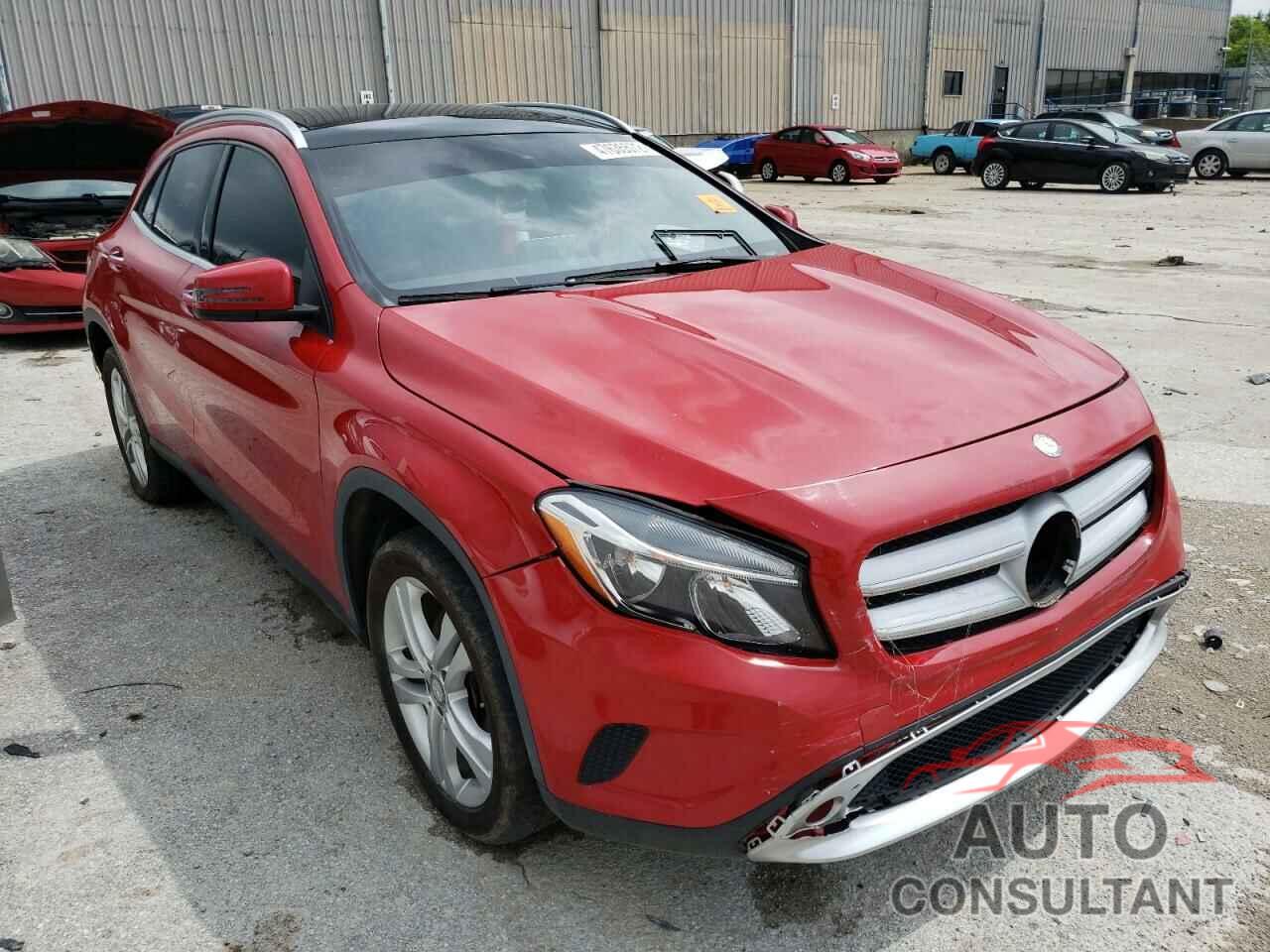 MERCEDES-BENZ GLA-CLASS 2016 - WDCTG4GB0GJ270609