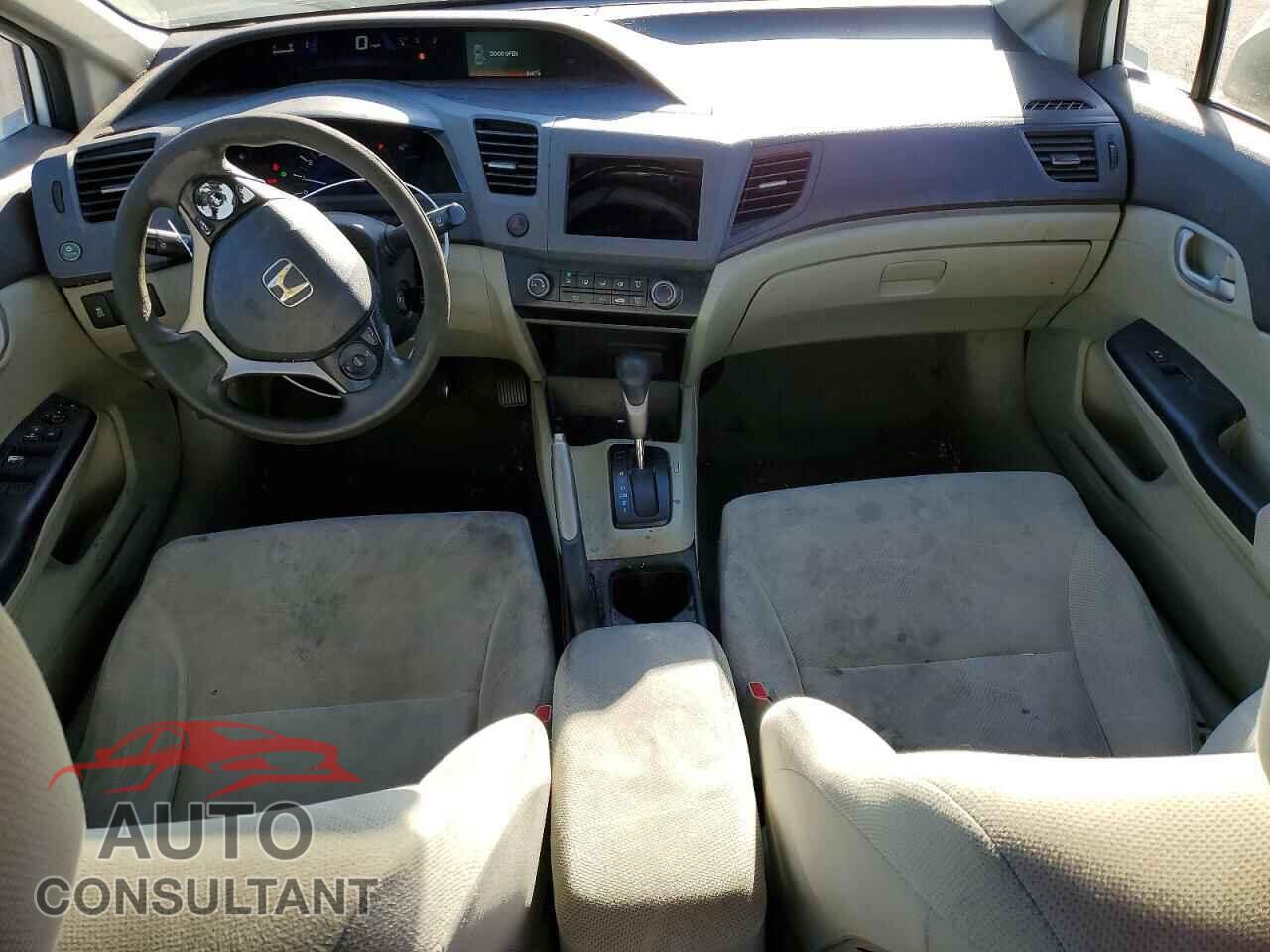 HONDA CIVIC 2012 - 19XFB2F57CE370716