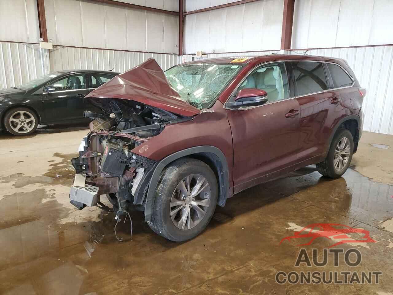 TOYOTA HIGHLANDER 2015 - 5TDBKRFH4FS169688
