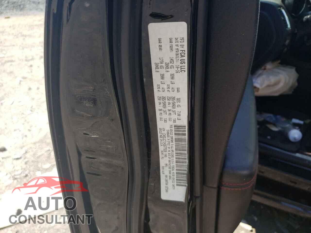 DODGE DURANGO 2017 - 1C4SDJCT1HC677528