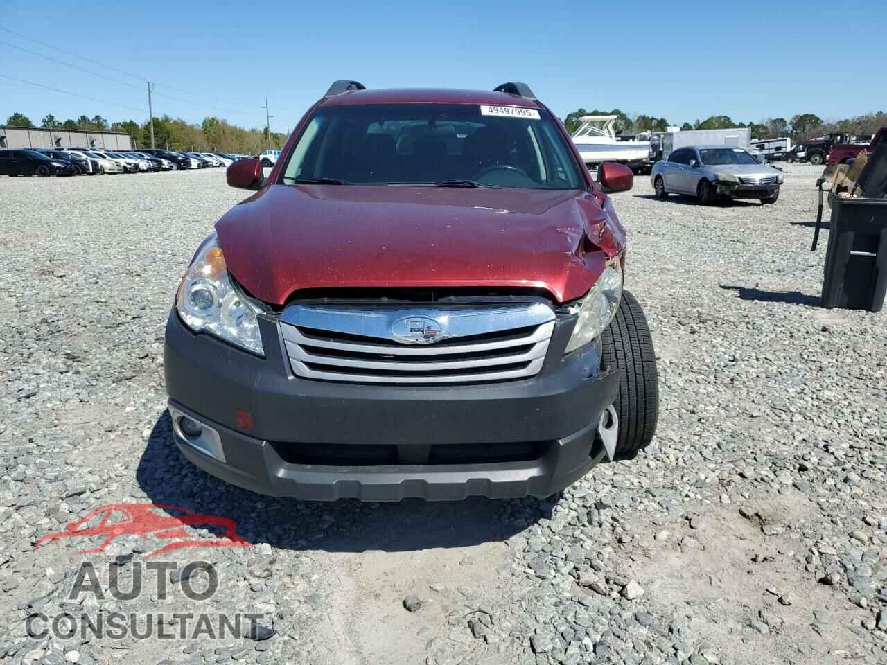 SUBARU OUTBACK 2012 - 4S4BRBCC7C3299906