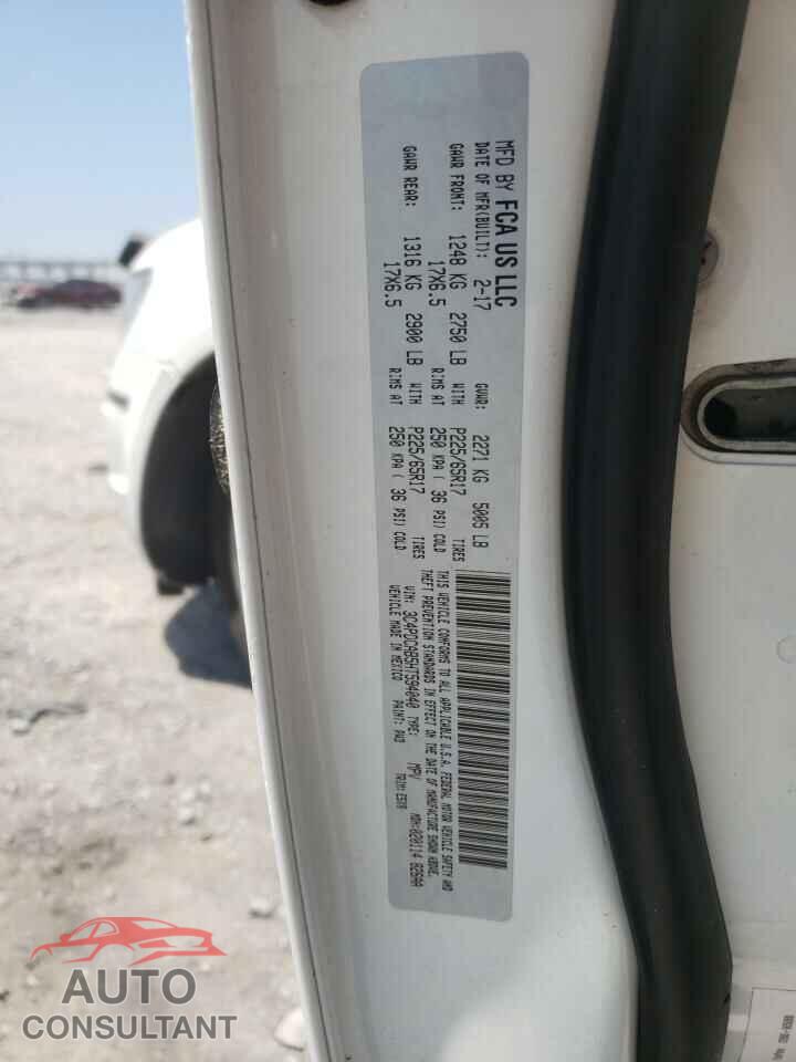DODGE JOURNEY 2017 - 3C4PDCAB5HT594040