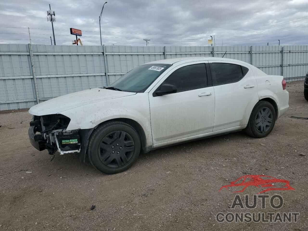 DODGE AVENGER 2013 - 1C3CDZAGXDN751220