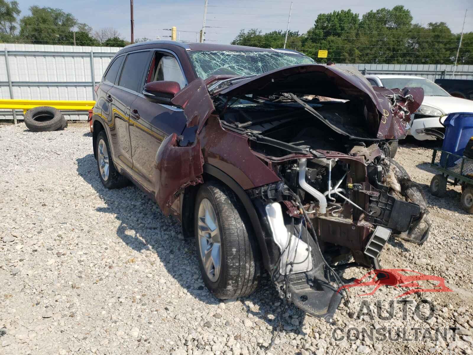 TOYOTA HIGHLANDER 2018 - 5TDDZRFH5JS801837