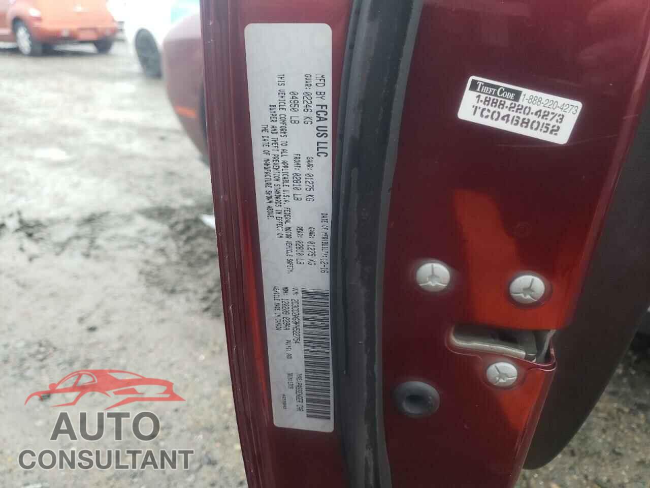 DODGE CHALLENGER 2017 - 2C3CDZAG0HH522754