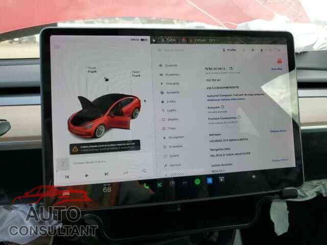 TESLA MODEL 3 2021 - 5YJ3E1EA5MF908179