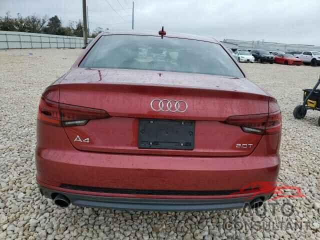 AUDI A4 2018 - WAUKMAF4XJA122239