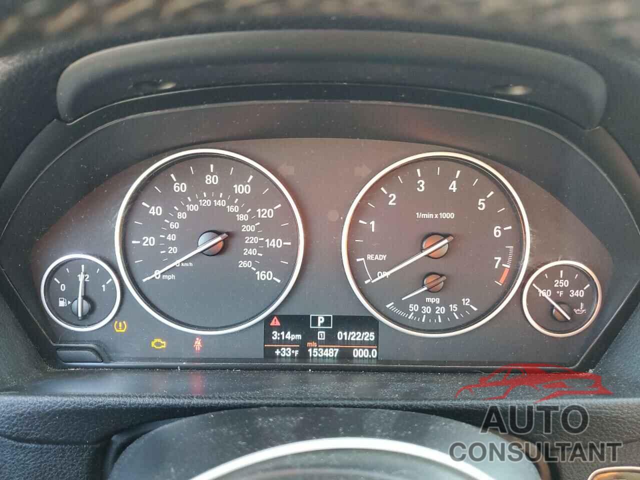 BMW 3 SERIES 2013 - WBA3B5G5XDNS03196