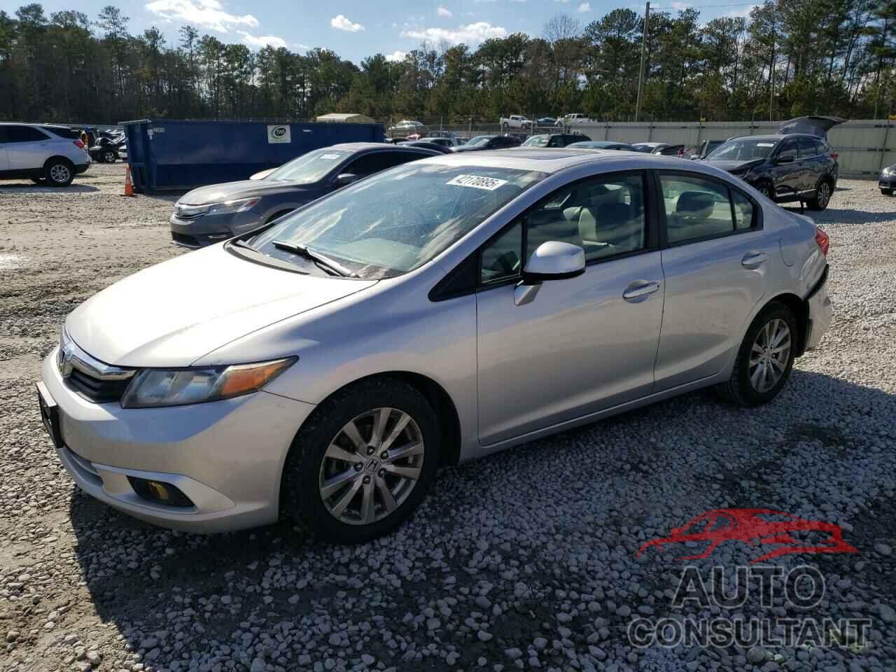 HONDA CIVIC 2012 - 19XFB2F87CE340772