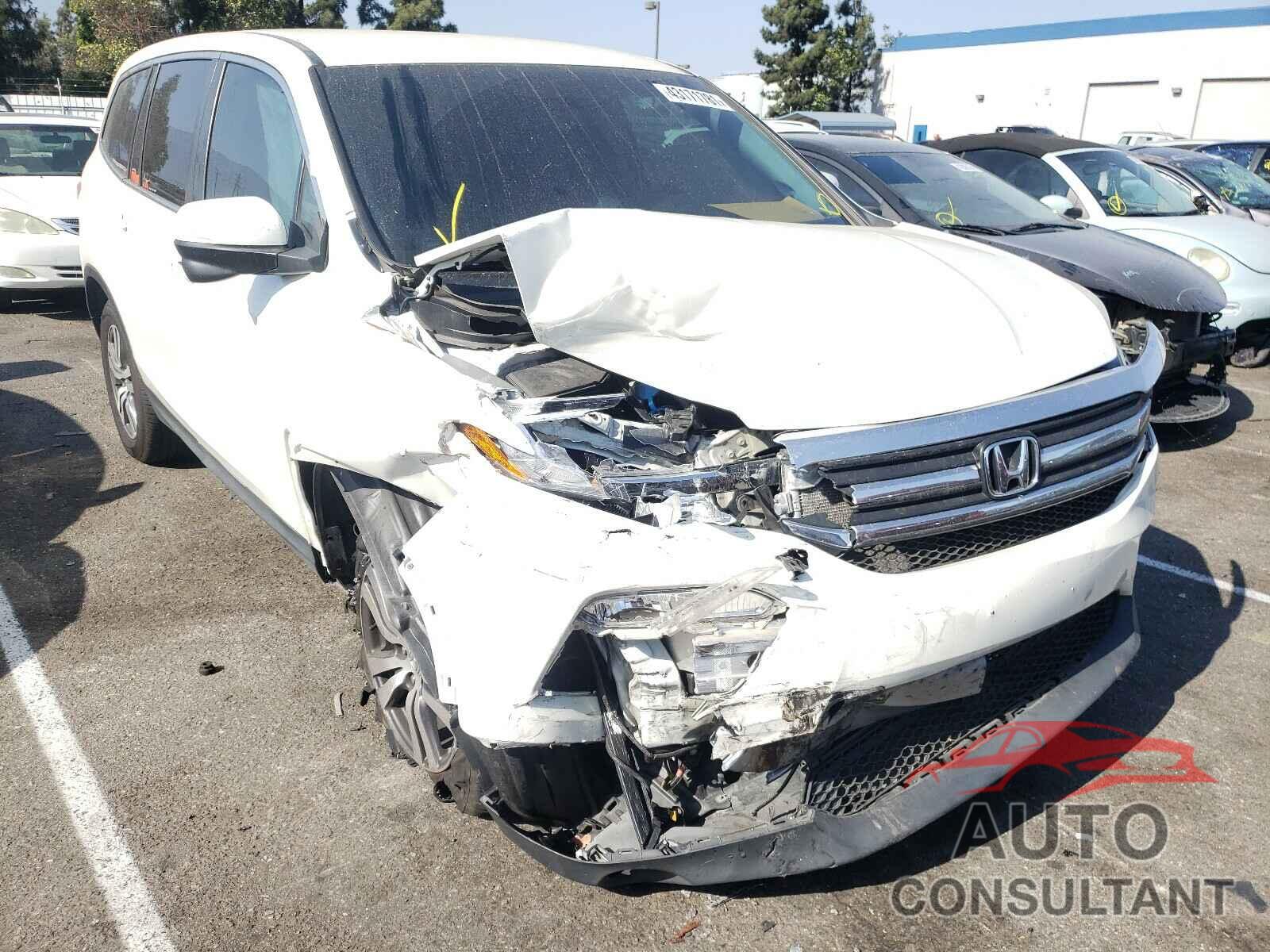 HONDA PILOT 2017 - 5FNYF5H39HB023030