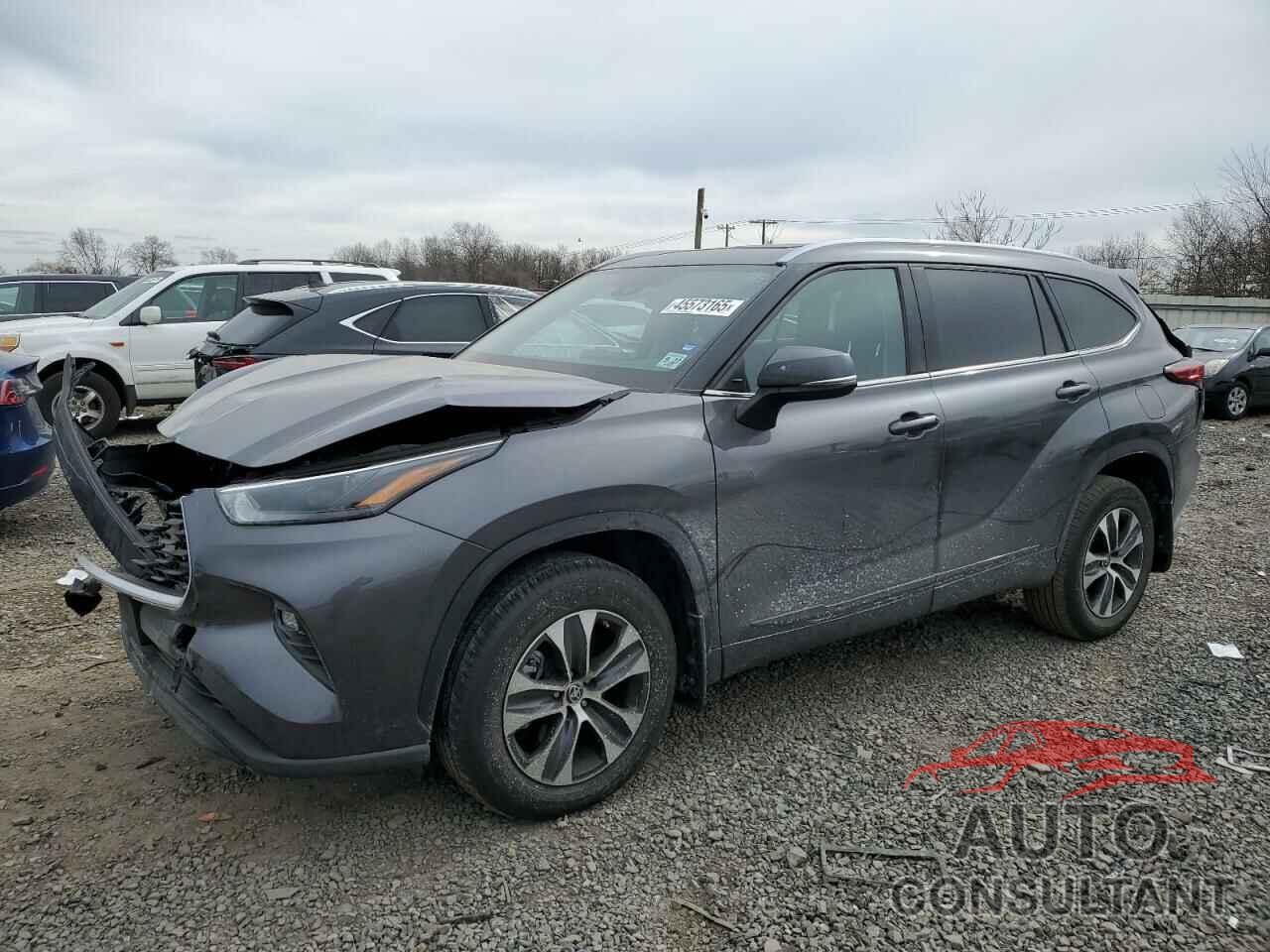 TOYOTA HIGHLANDER 2022 - 5TDGZRBH0NS243260