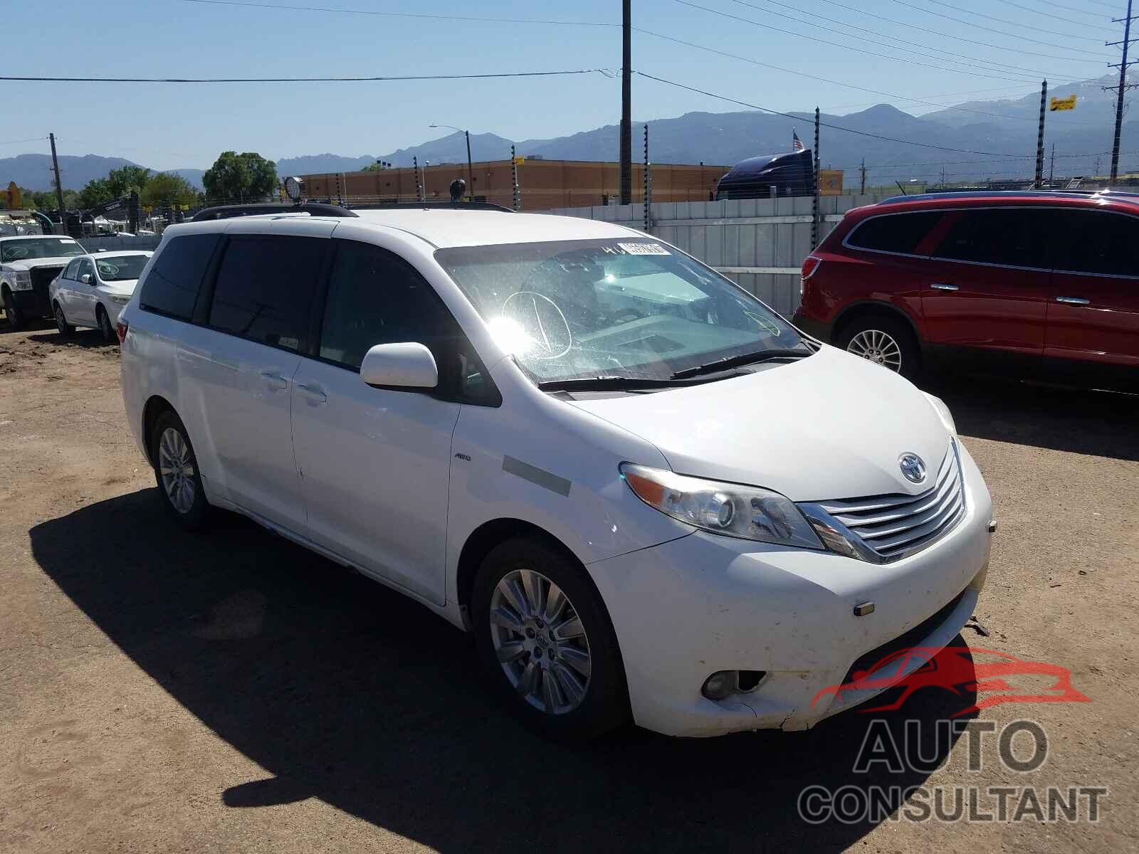 TOYOTA SIENNA 2017 - 5TDJZ3DC6HS162157