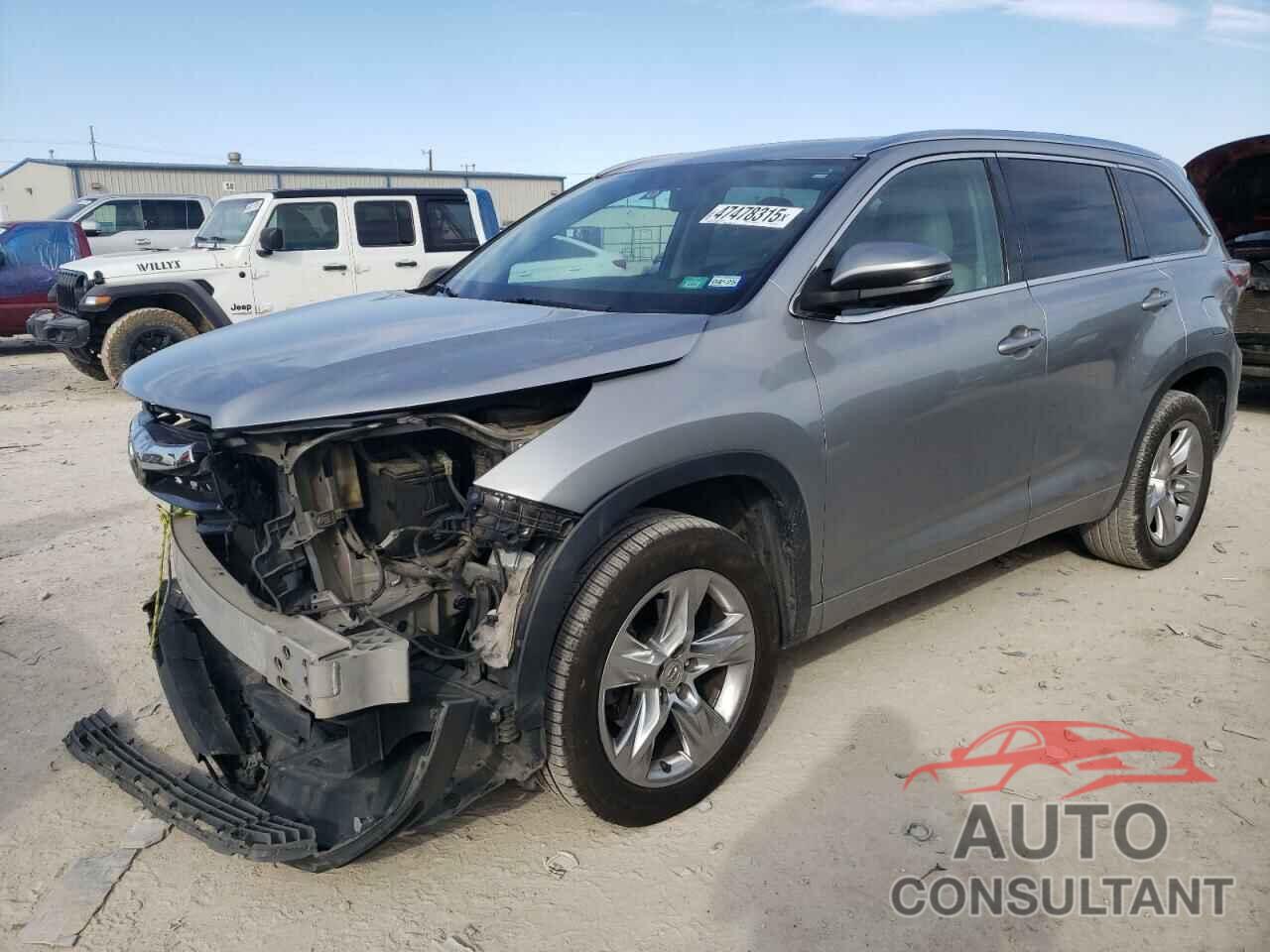 TOYOTA HIGHLANDER 2015 - 5TDYKRFH1FS082406