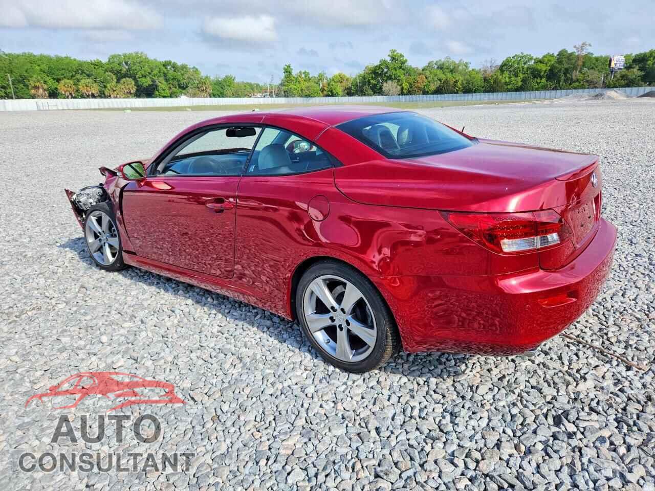 LEXUS IS 2012 - JTHFF2C28C2526675