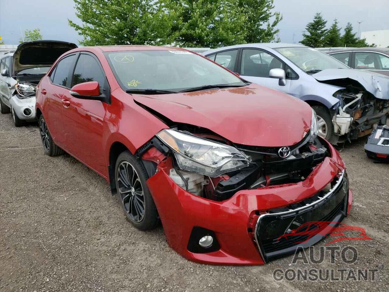 TOYOTA COROLLA 2016 - 2T1BURHE3GC514524