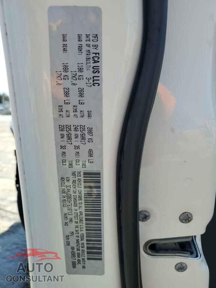 JEEP COMPASS 2017 - 3C4NJDBB3HT618713