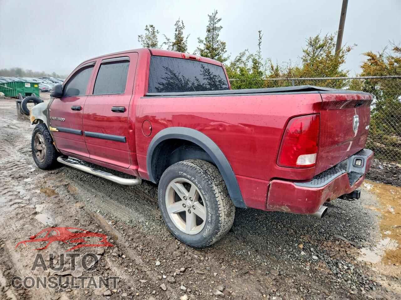 DODGE RAM 1500 2012 - 1C6RD7KT3CS198701