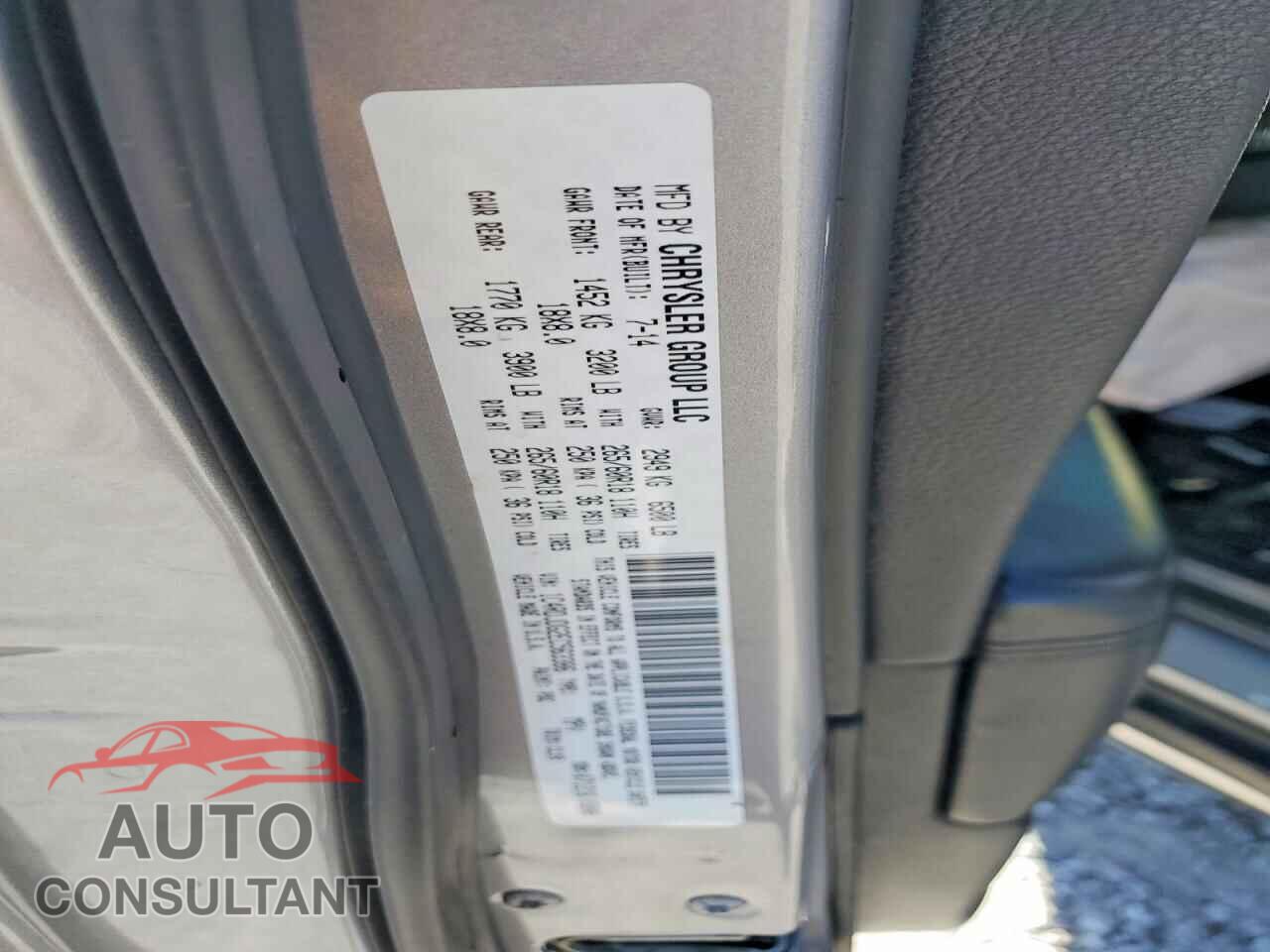 DODGE DURANGO 2014 - 1C4RDJDG2EC563386