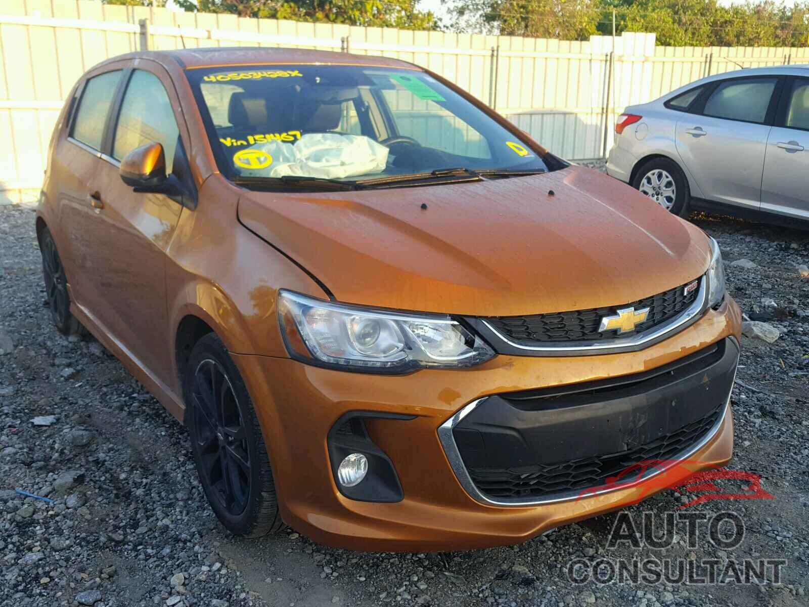 CHEVROLET SONIC 2017 - 1G1JF6SB9H4151467