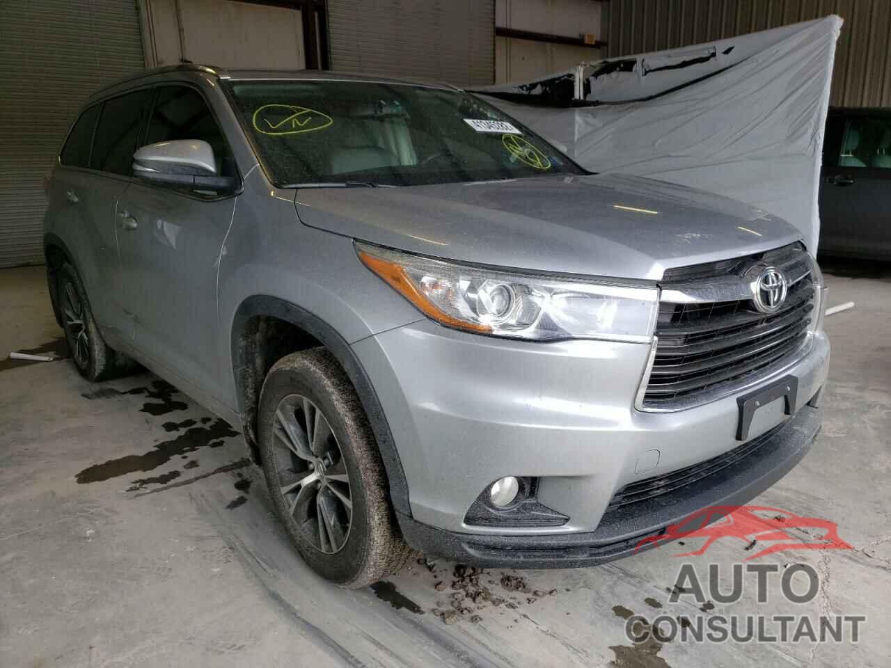 TOYOTA HIGHLANDER 2016 - 5TDJKRFH7GS230917
