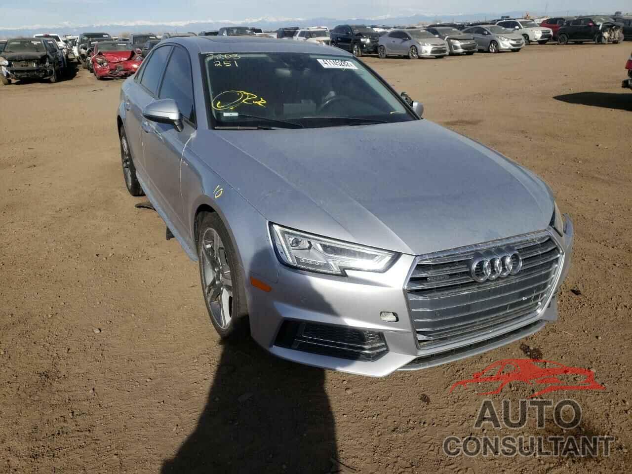 AUDI A4 2018 - WAUENAF42JA110452