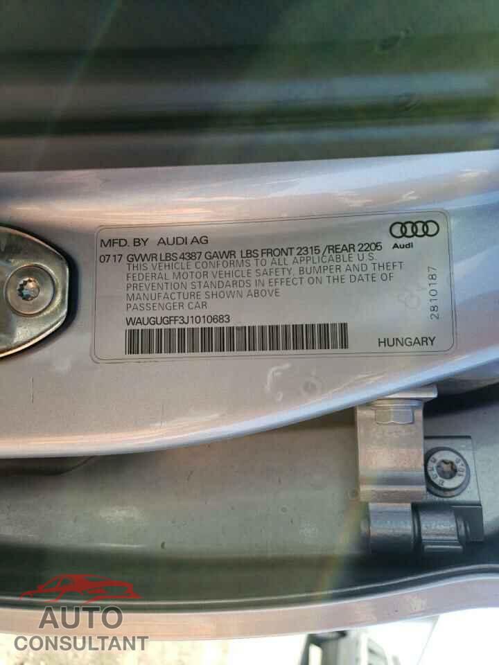 AUDI A3 2018 - WAUGUGFF3J1010683