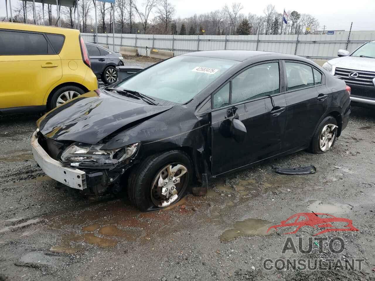 HONDA CIVIC 2013 - 19XFB2F59DE030338