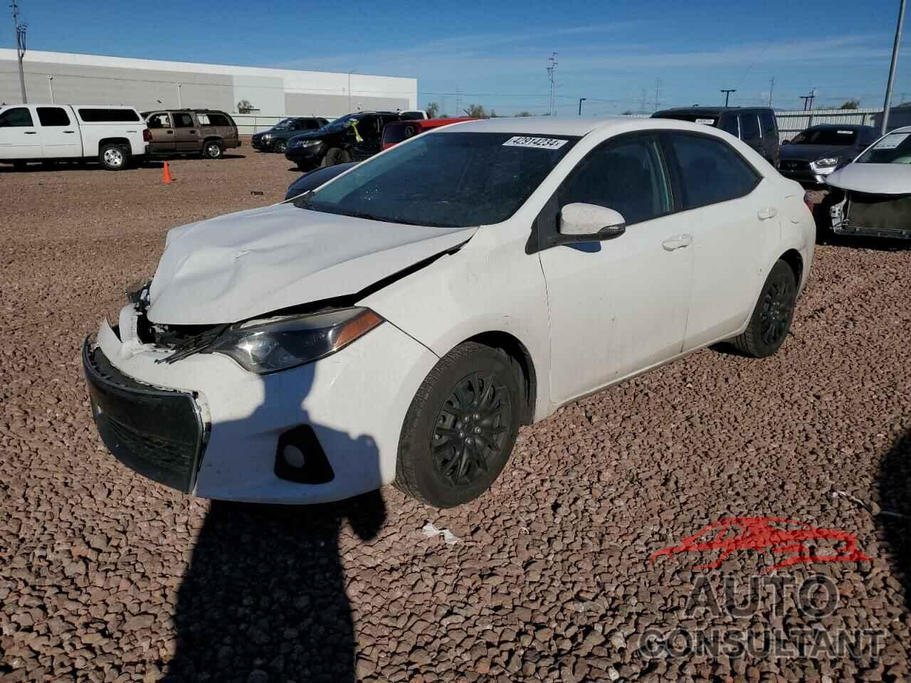 TOYOTA COROLLA 2016 - 5YFBURHE5GP446016