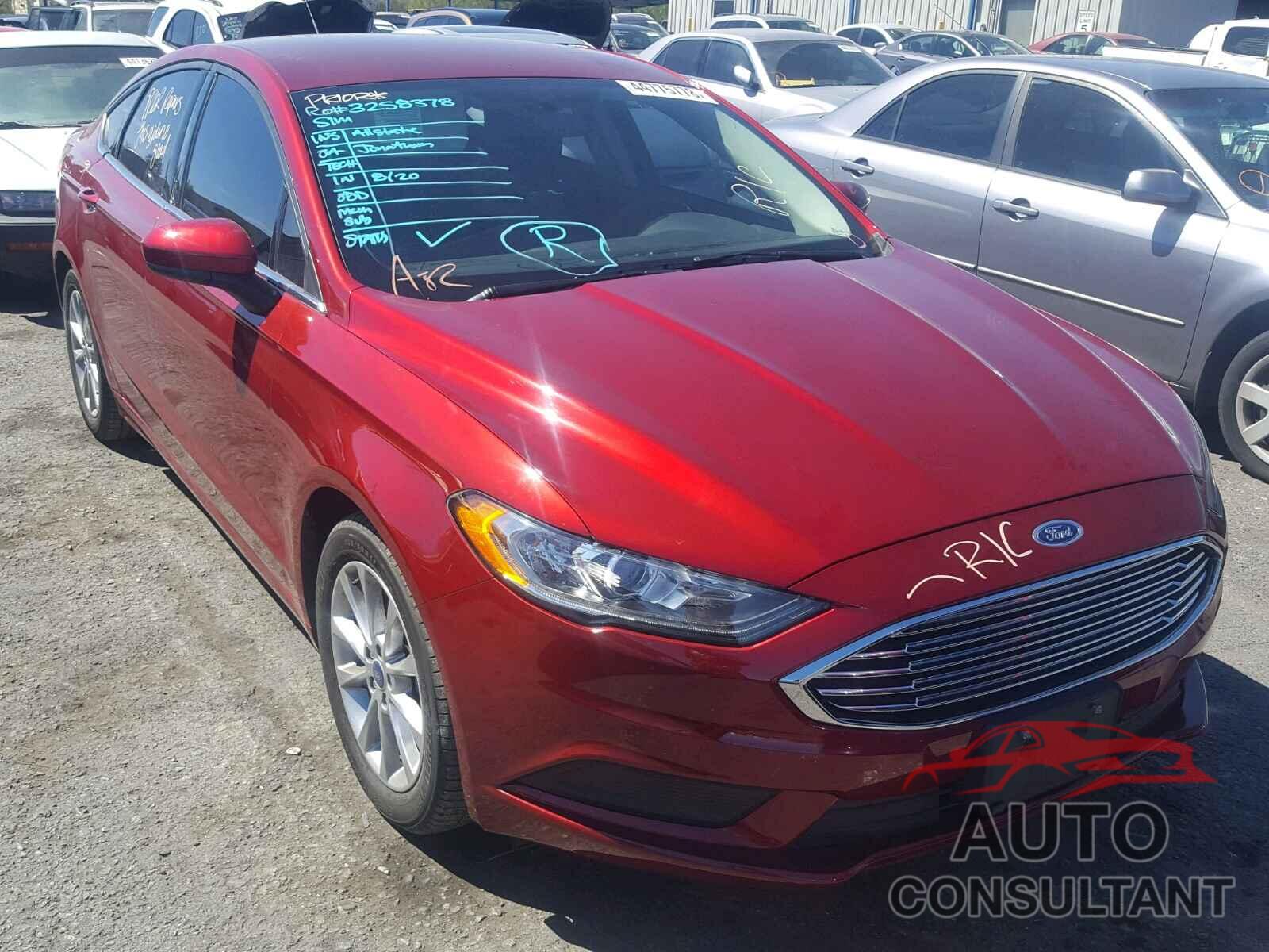 FORD FUSION 2017 - 3FA6P0HD8HR242209