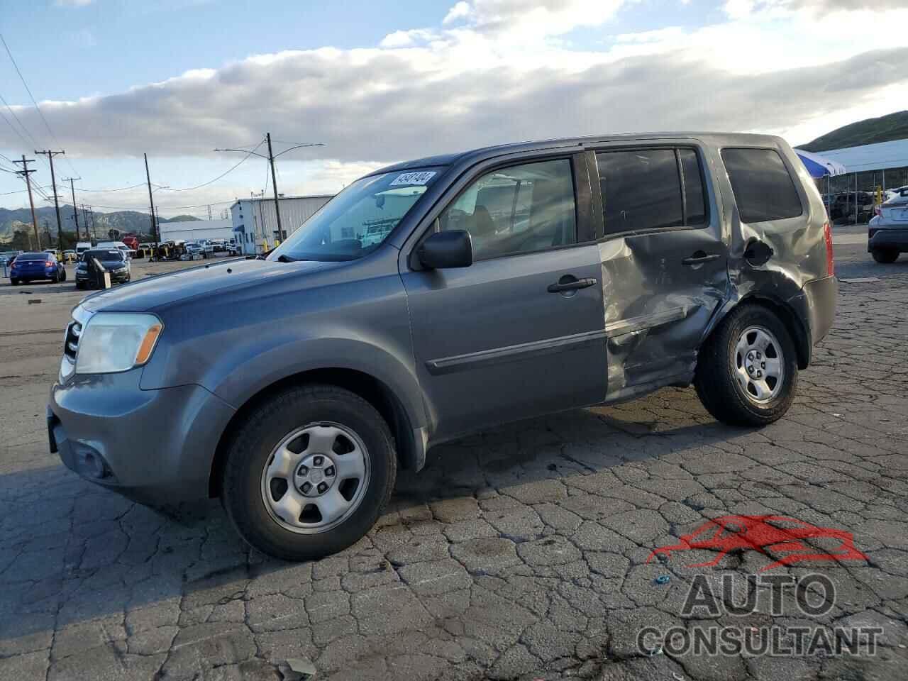HONDA PILOT 2013 - 5FNYF3H22DB014062