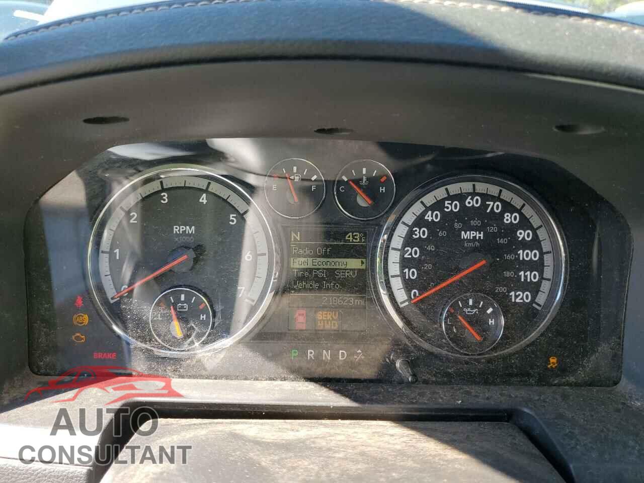 DODGE RAM 1500 2012 - 1C6RD7HT0CS150497