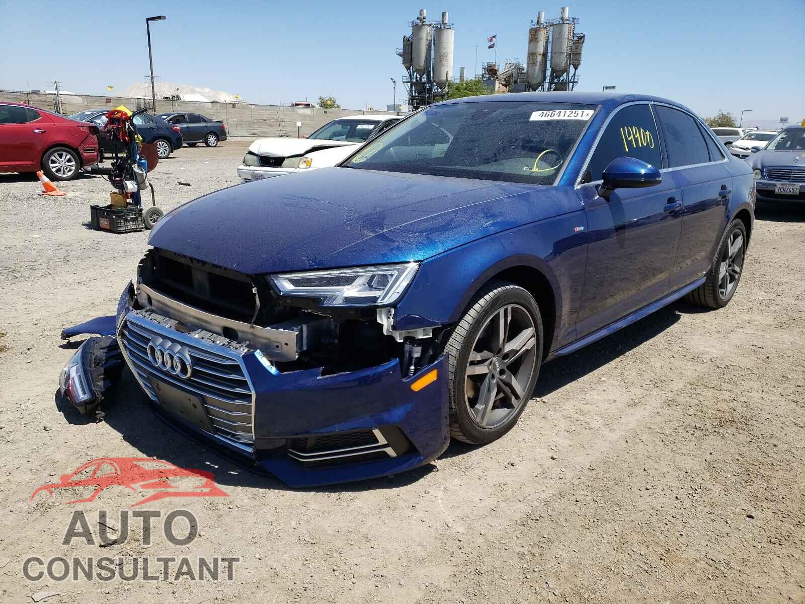 AUDI A4 2018 - WAULMAF42JN001637