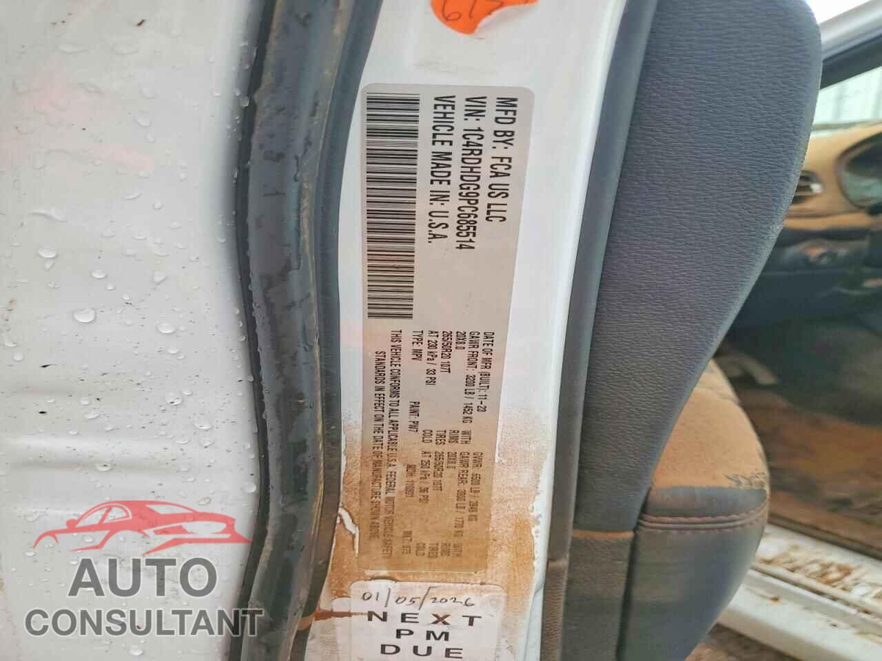 DODGE DURANGO 2023 - 1C4RDHDG9PC685514