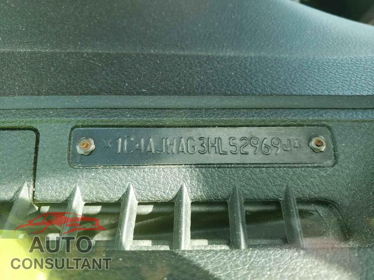 JEEP WRANGLER 2017 - 1C4AJWAG3HL529694