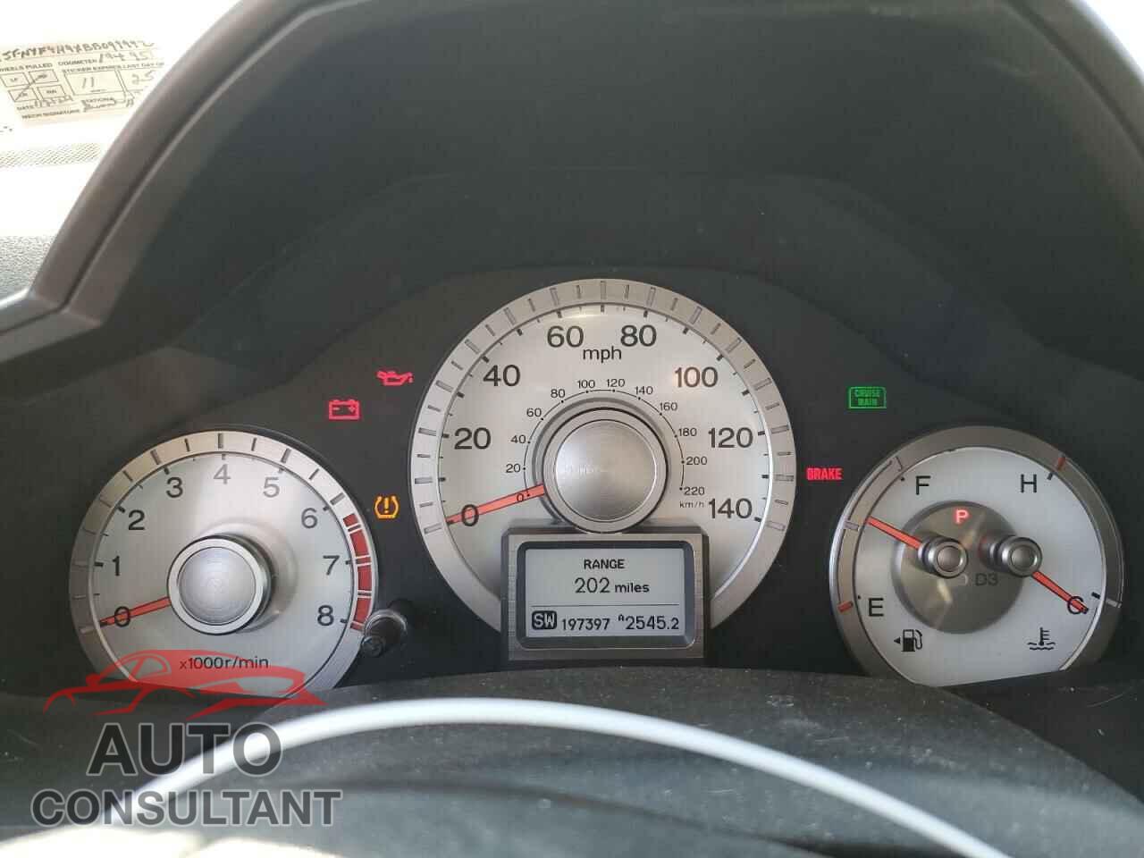 HONDA PILOT 2011 - 5FNYF4H9XBB099992