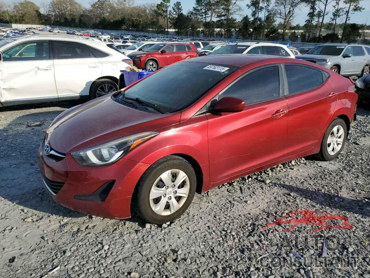 HYUNDAI ELANTRA 2016 - 5NPDH4AE5GH736490