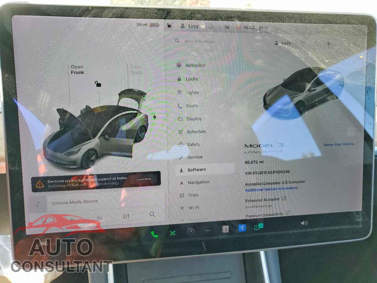 TESLA MODEL 3 2018 - 5YJ3E1EA5JF005249