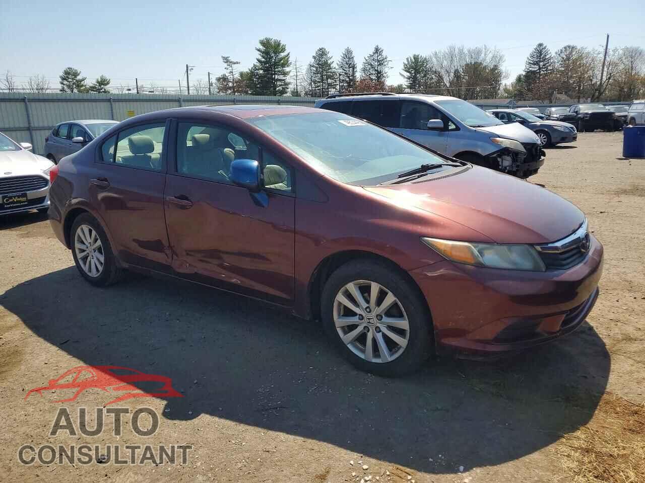 HONDA CIVIC 2012 - 19XFB2F94CE337532
