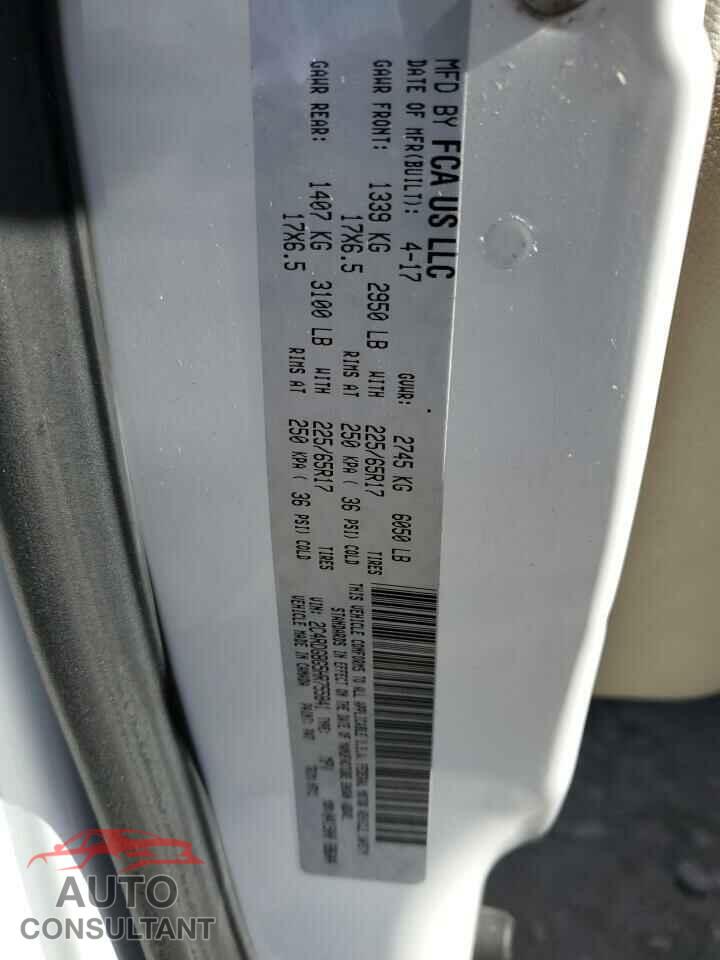 DODGE CARAVAN 2017 - 2C4RDGBG5HR755841