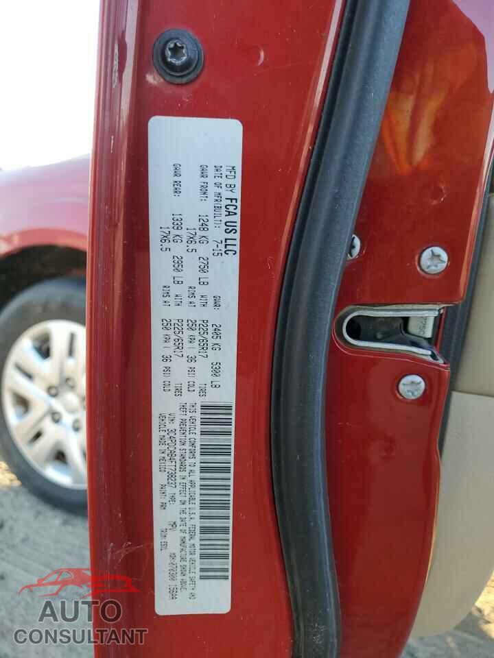 DODGE JOURNEY 2015 - 3C4PDCAB4FT738237