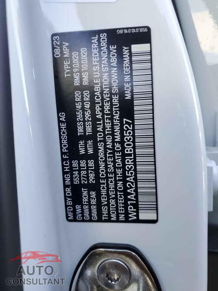 PORSCHE MACAN 2024 - WP1AA2A53RLB03527