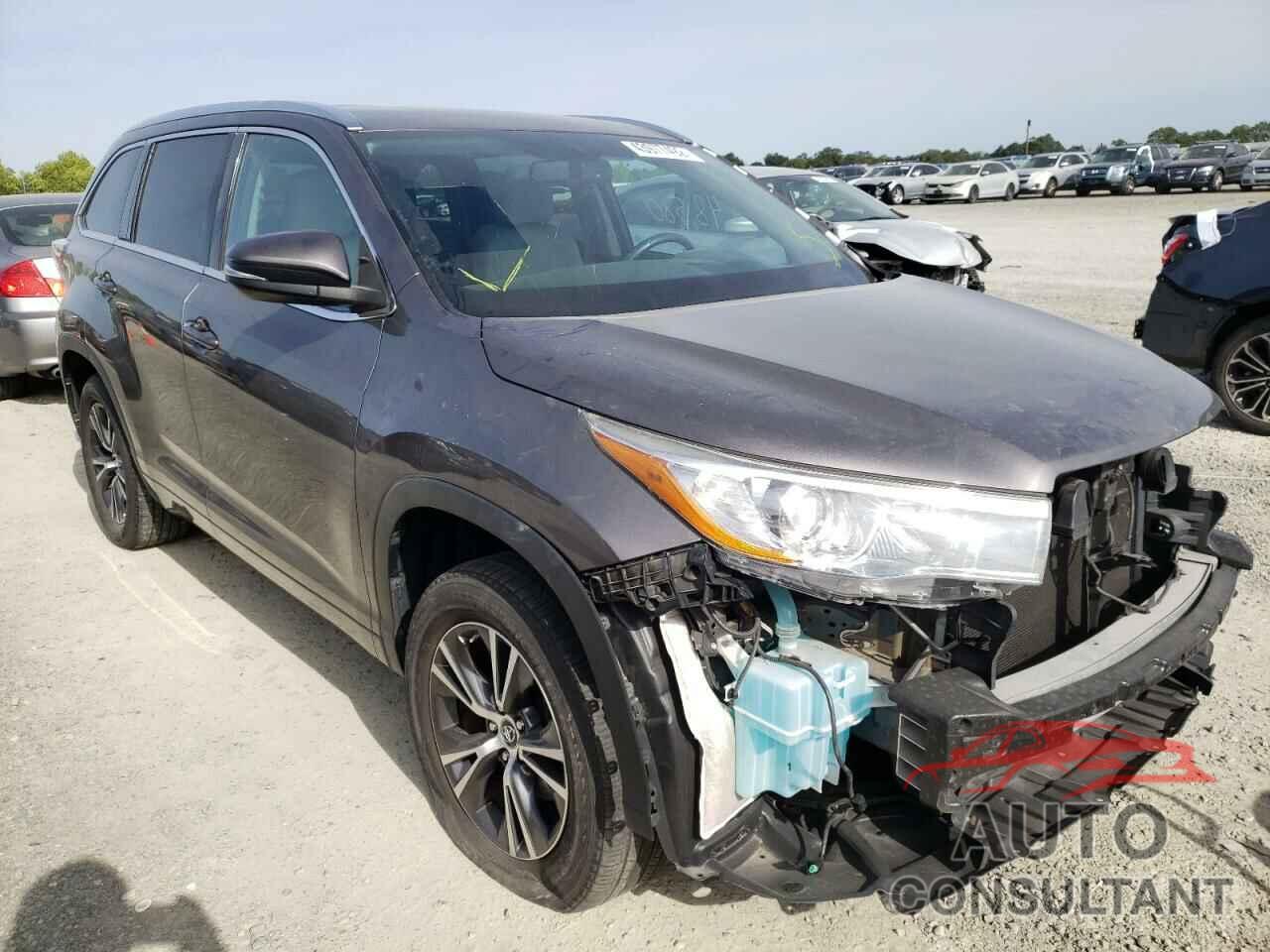 TOYOTA HIGHLANDER 2016 - 5TDKKRFHXGS502400
