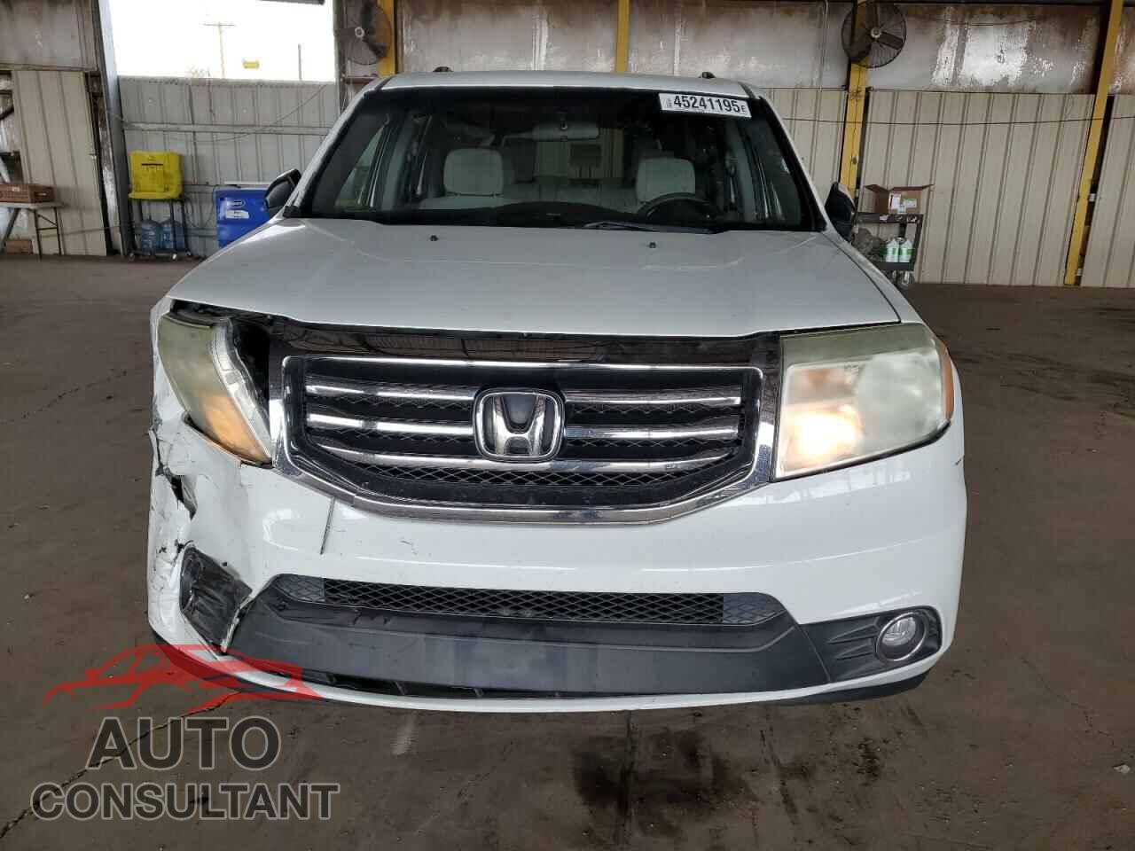 HONDA PILOT 2012 - 5FNYF3H40CB012990