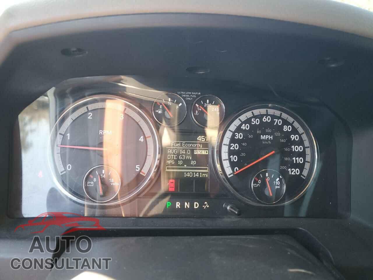 DODGE RAM 2500 2012 - 3C6UD5CL2CG142706