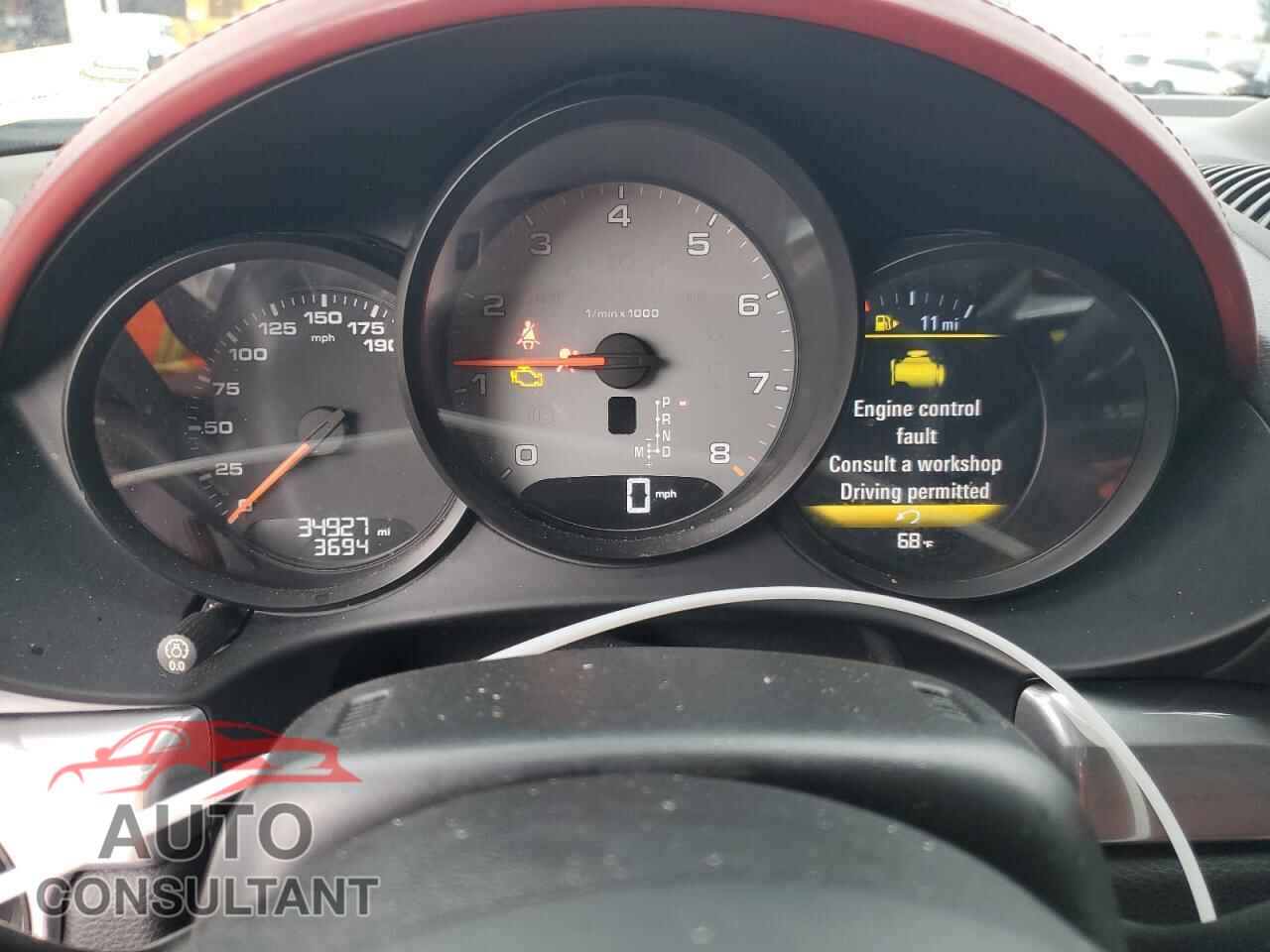 PORSCHE BOXSTER 2017 - WP0CB2A84HS240532
