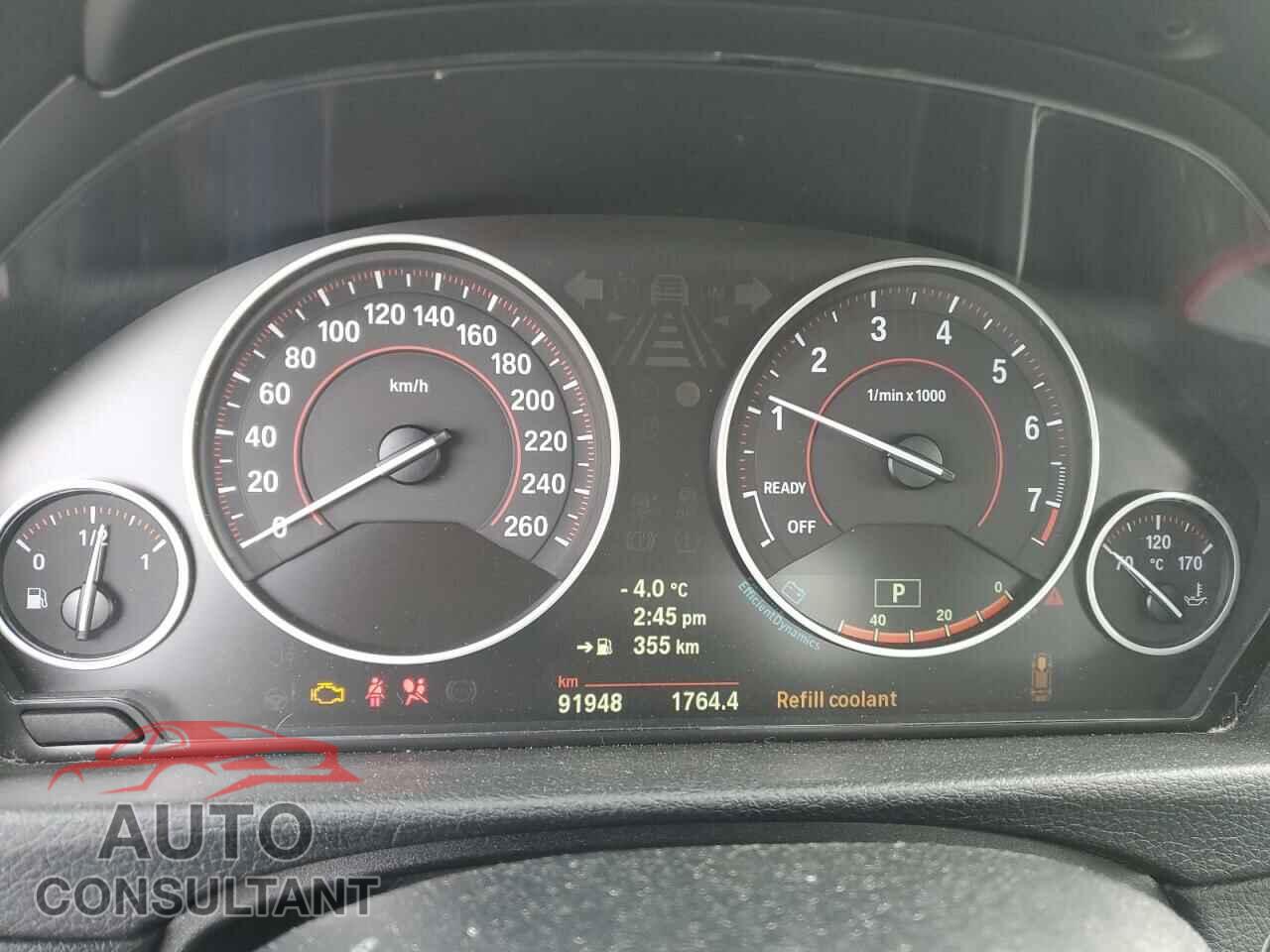 BMW 3 SERIES 2013 - WBA3B9C56DF140153