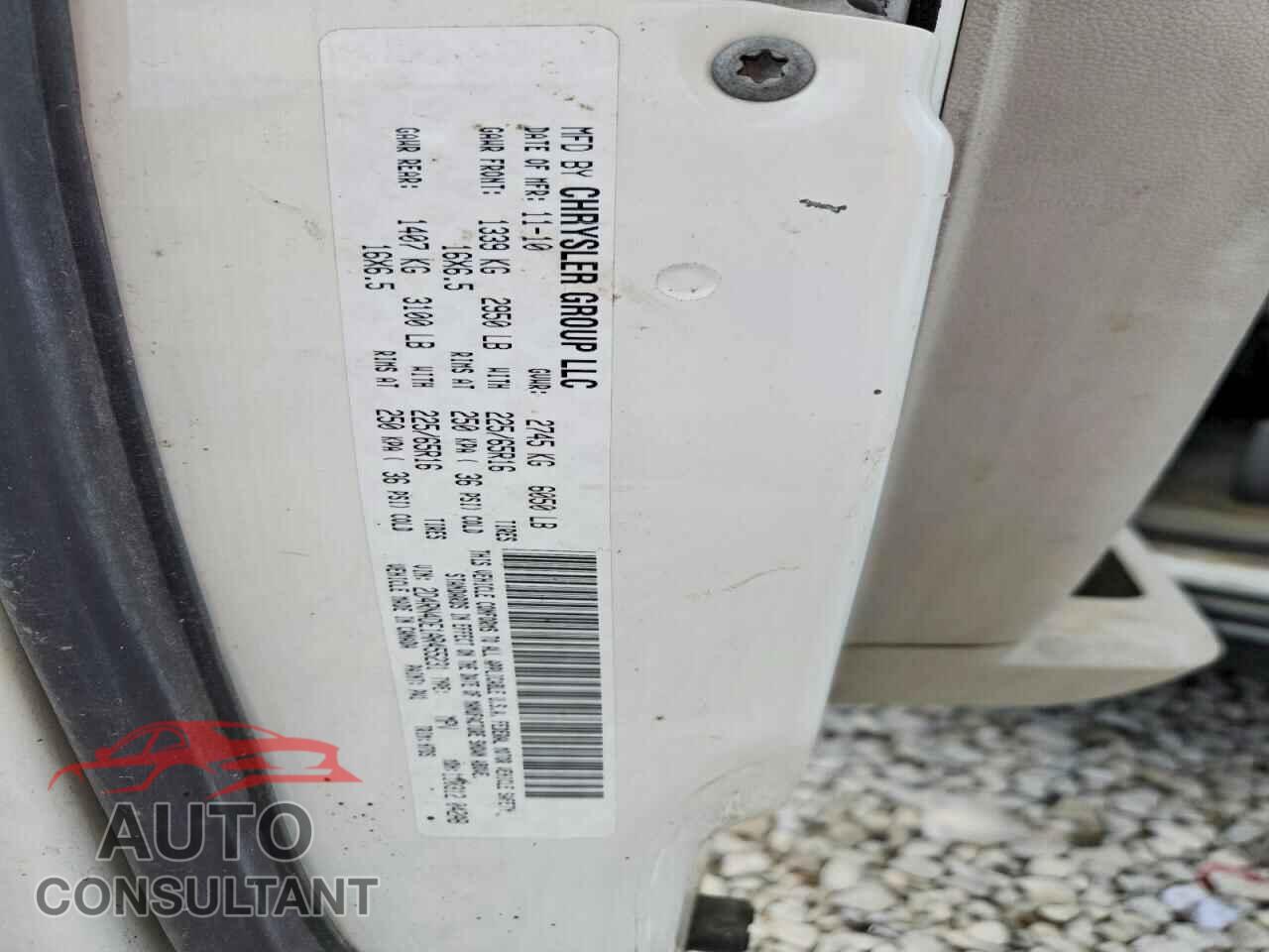 DODGE CARAVAN 2010 - 2D4RN4DE1AR455231