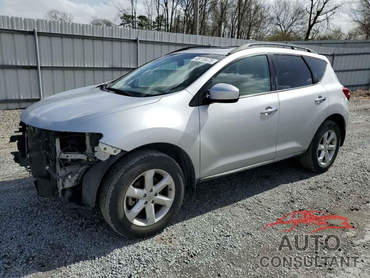 NISSAN MURANO 2009 - JN8AZ18U99W100376