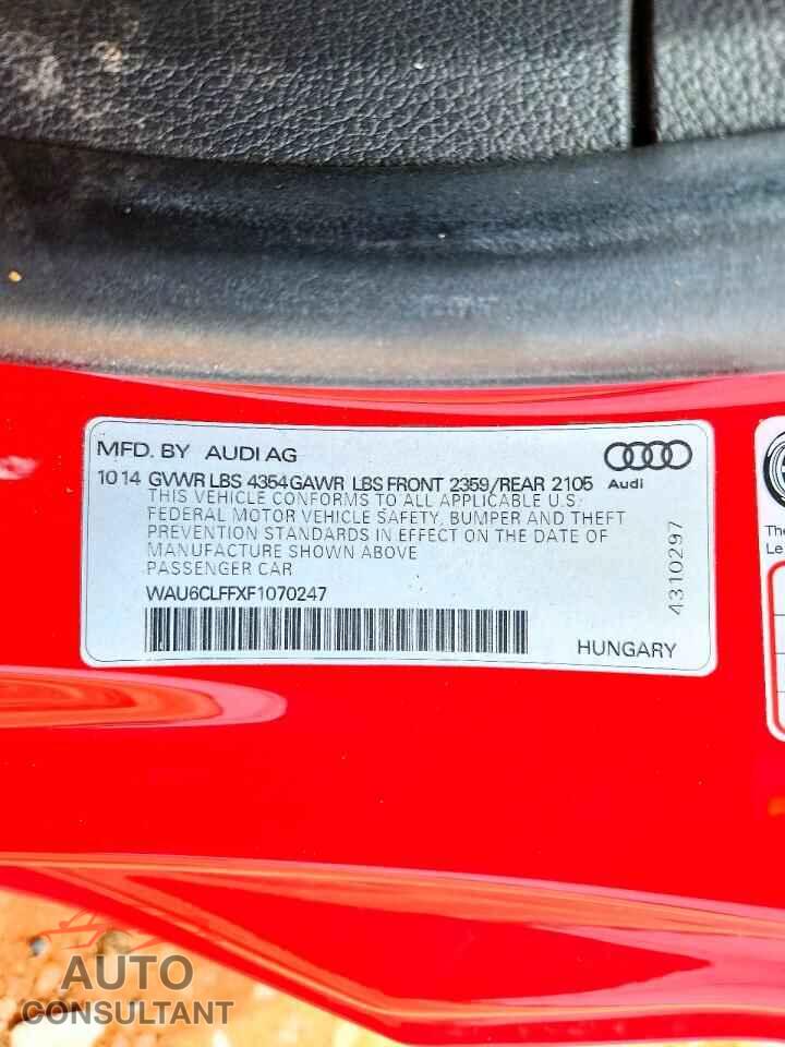 AUDI A3 2015 - WAU6CLFFXF1070247
