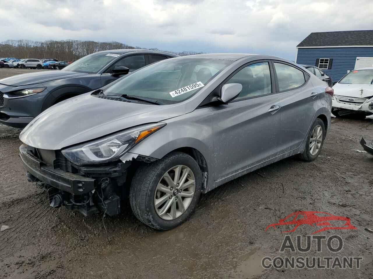 HYUNDAI ELANTRA 2014 - KMHDH4AE2EU117683